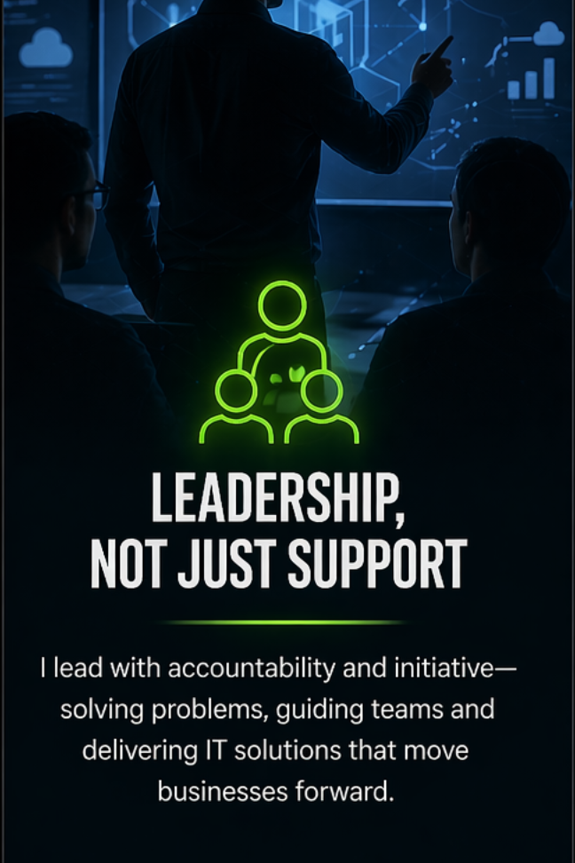 Leadership, Not Just Support